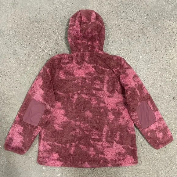The North Face Printed Campshire Pullover Pink Camo Fleece Hoodie 2.0 size XL - Picture 9 of 12